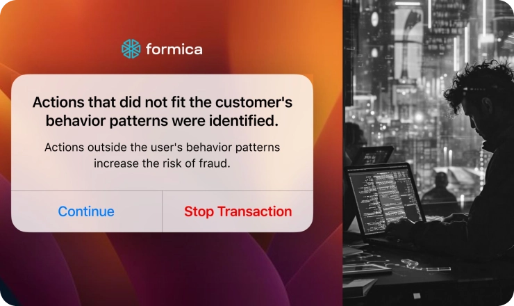 Formica AI blog cover showcasing device intelligence and behavioral biometrics for fraud prevention