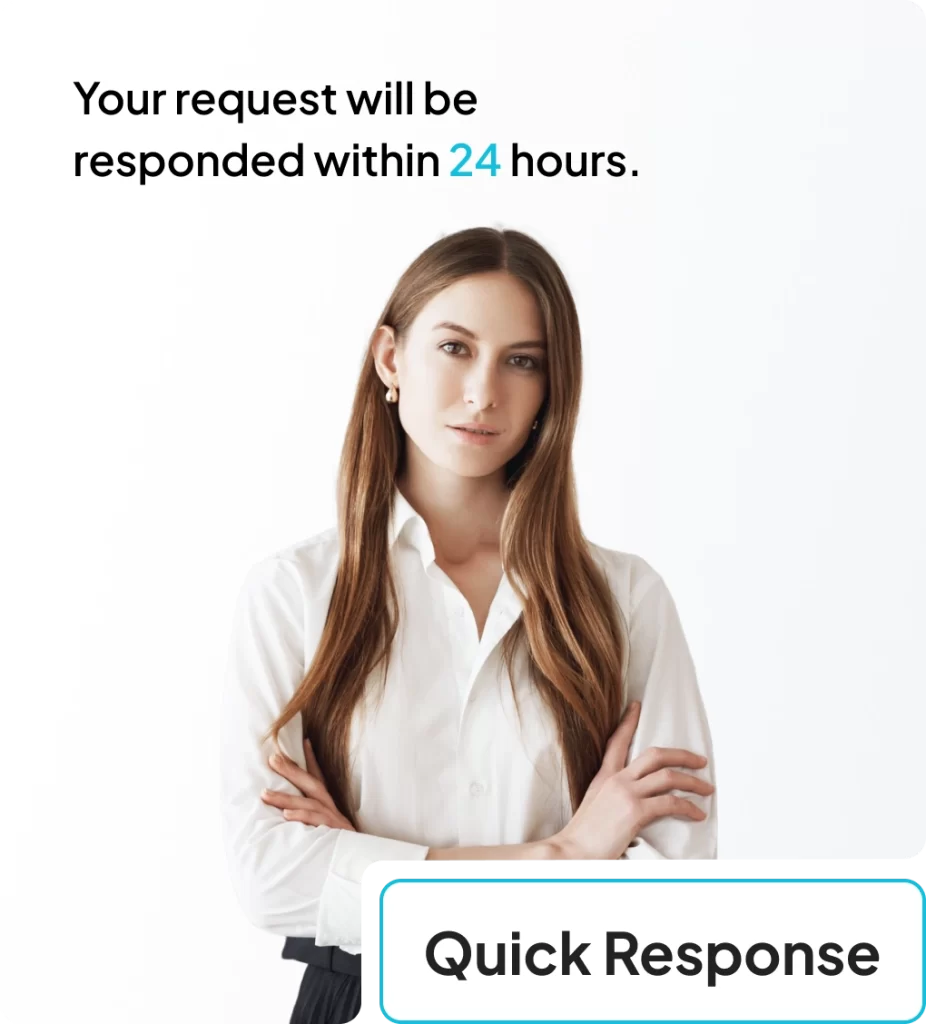 Your request will be responded within 24 hours.